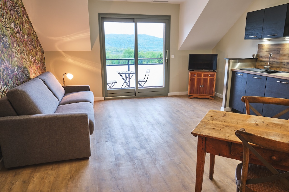 美丽舒适的单间公寓，距离布尔特湖（ Lac du Bourget ） 2公里