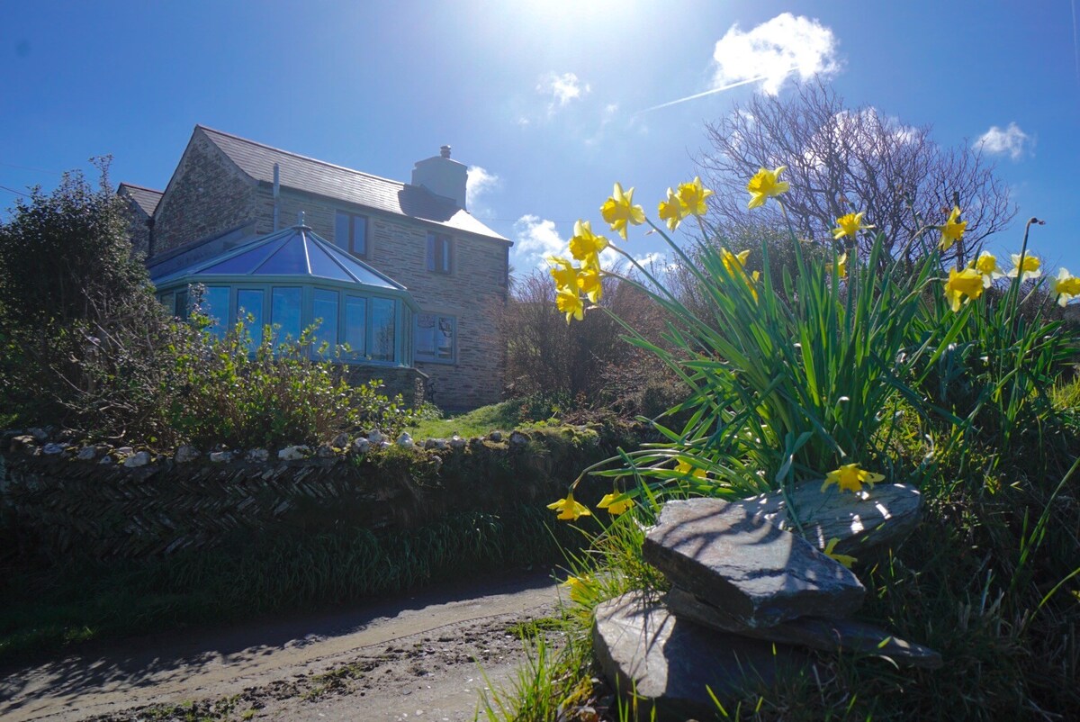 Trewinnick农场乡村小屋， Tintagel