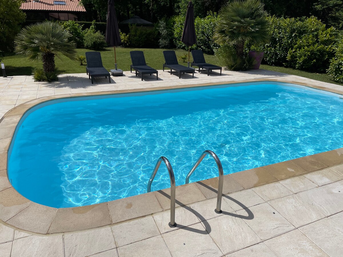 Maison Bassin d'Arcachon piscine chauffée & privée