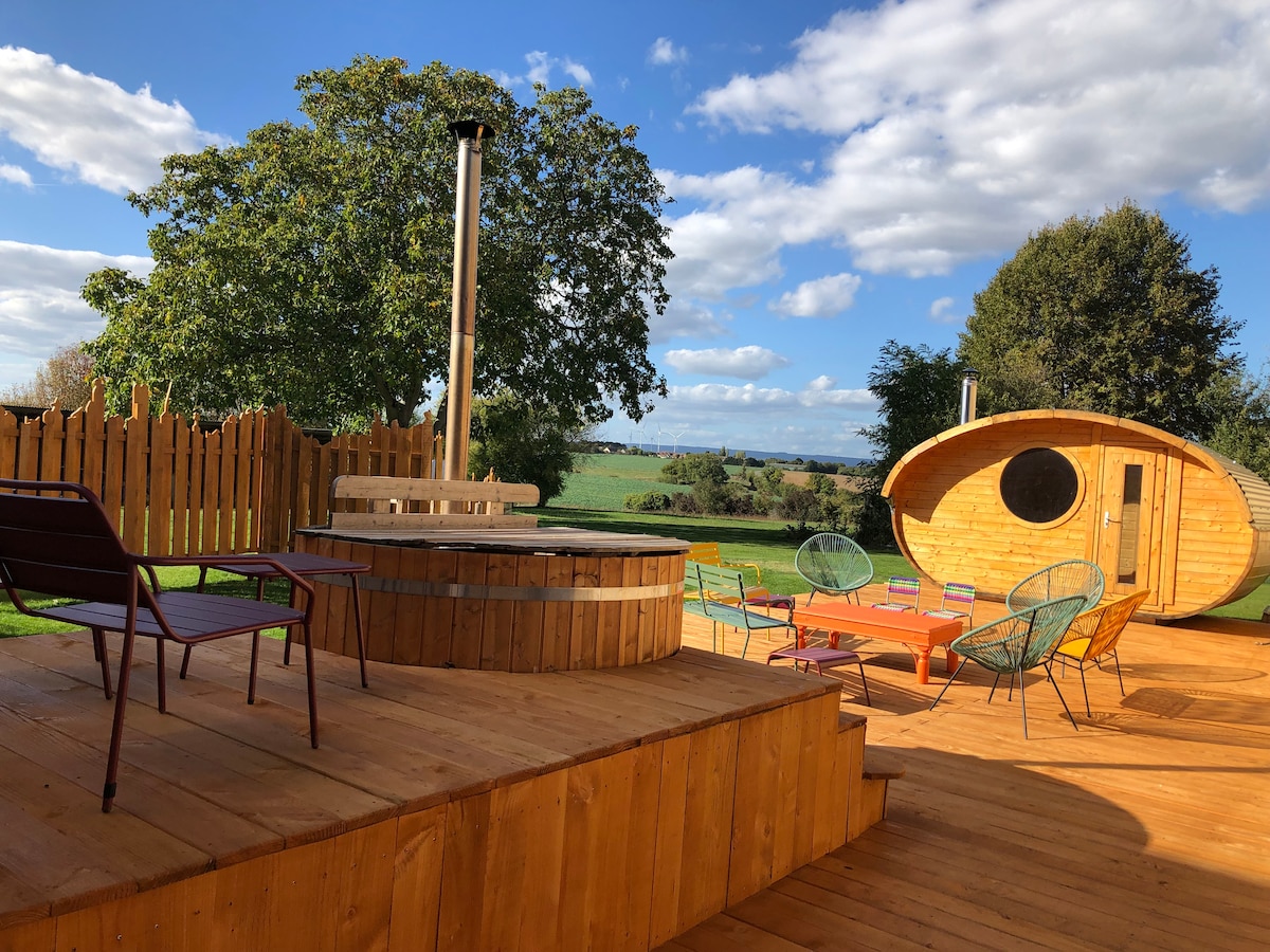 Grand gîte avec sauna à la campagne 15 mn du Mans