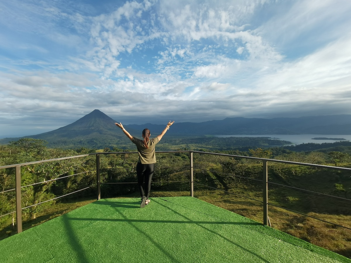 Arenal best view + Romantic Dome