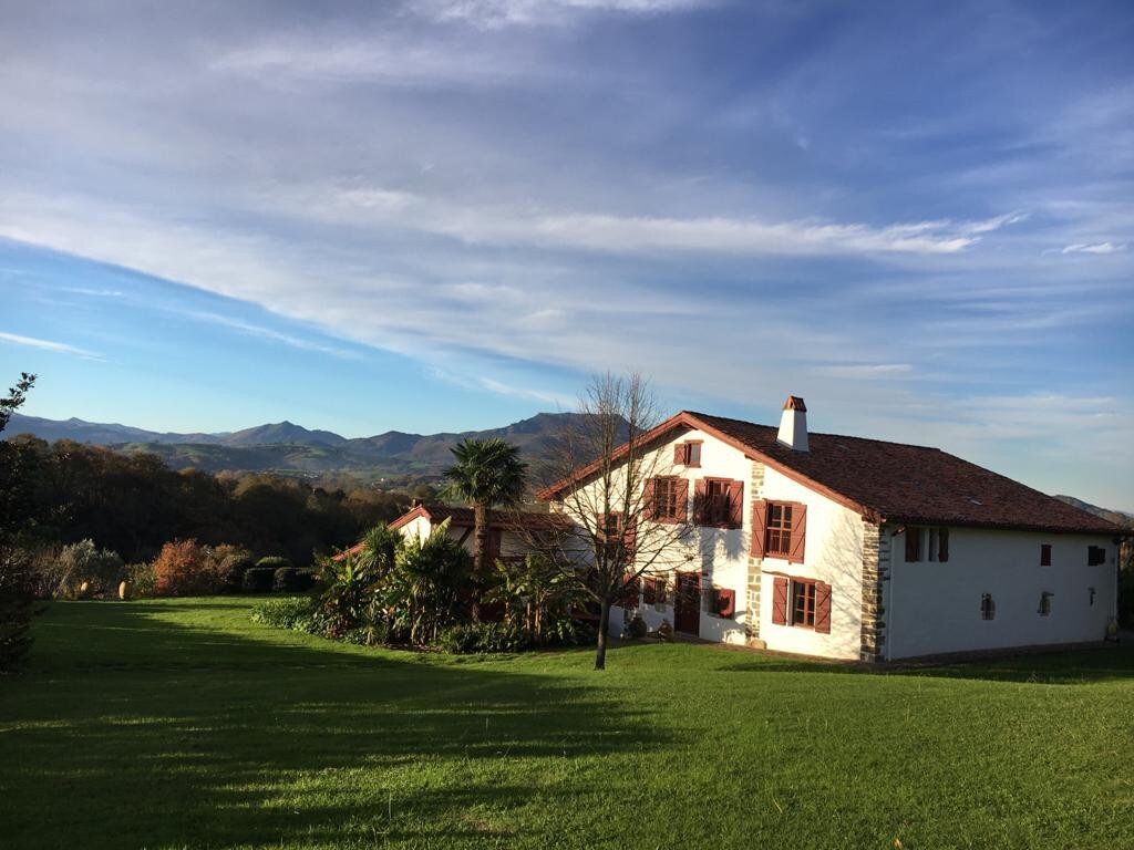 Magnifique propriété basque avec vue panoramique
