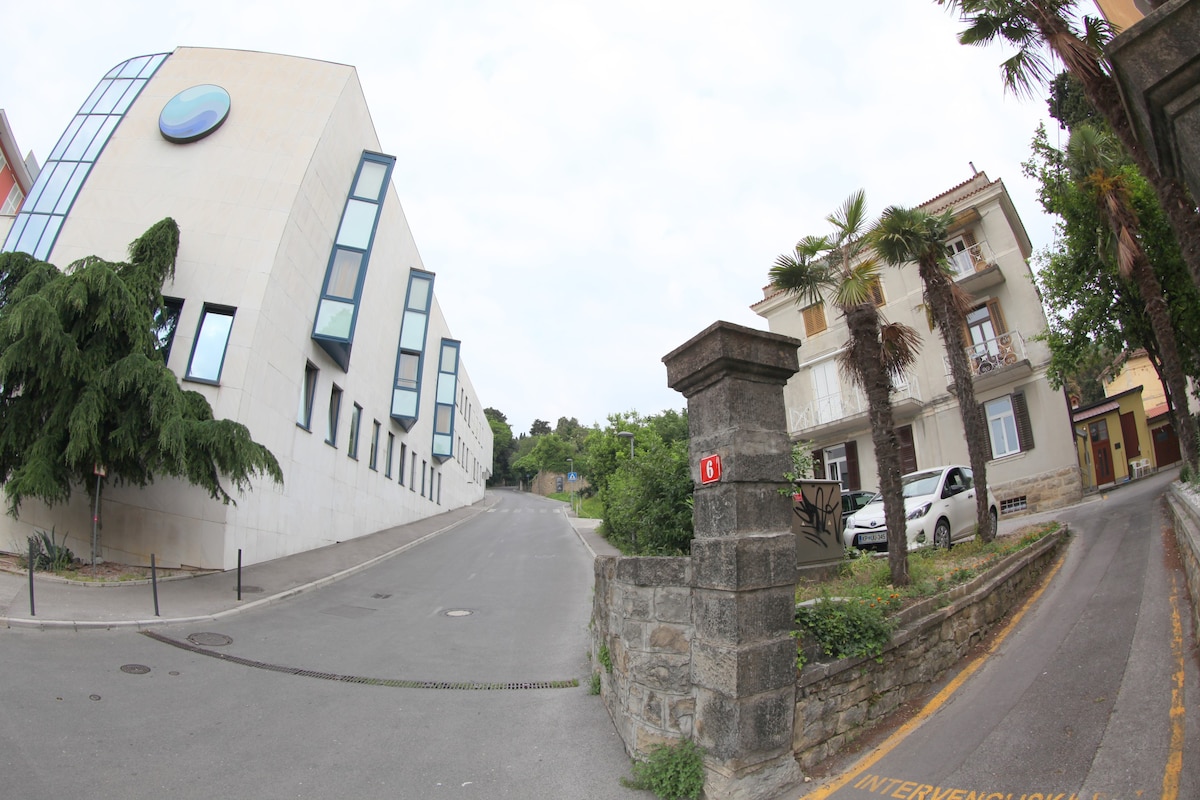 Portorož市中心-两间海景卧室公寓