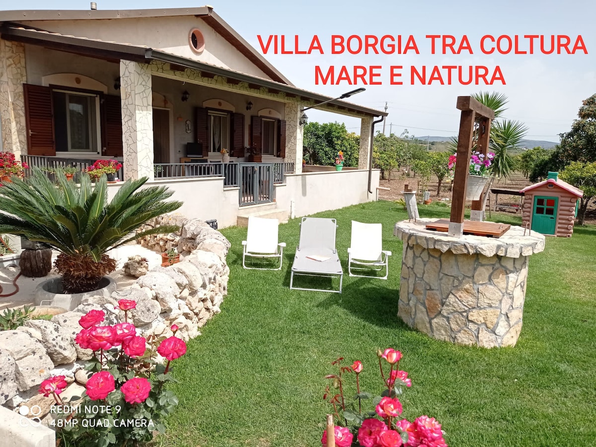 VILLA BORGIA 
TRA CULTURA MARE E NATURA