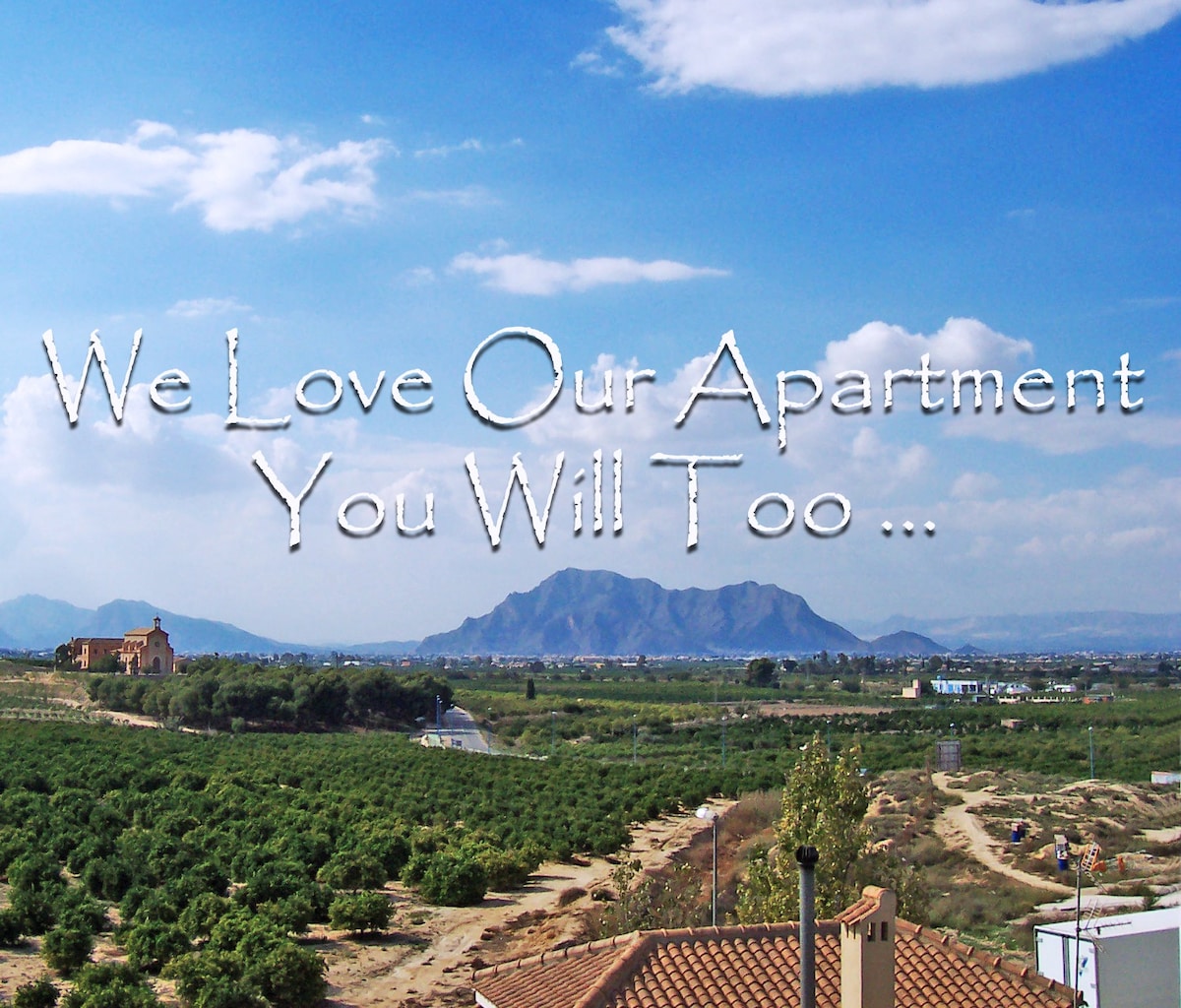 Lovely 2 Bed Apartment with Views (Algorfa Spain)