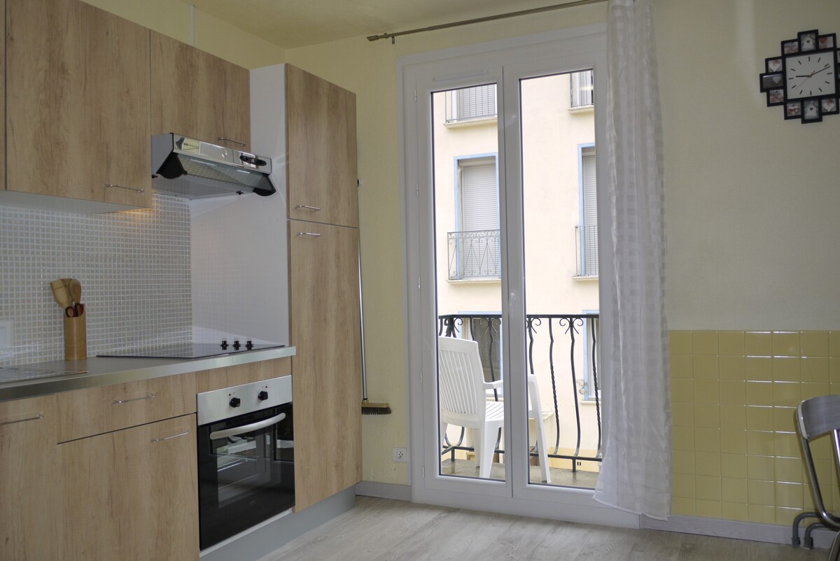 Bel appartement amelie les BainsPleine nature