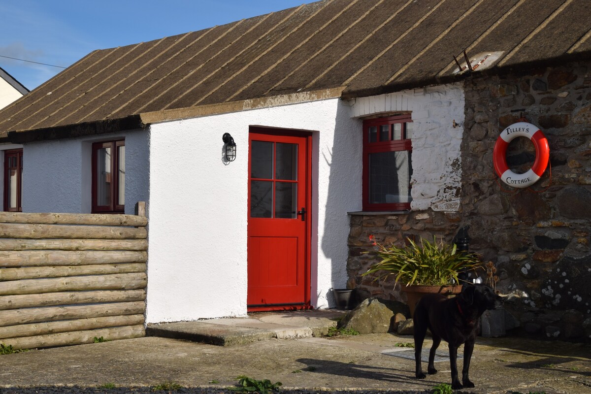 Charming cottage for six, great coast & sea views.
