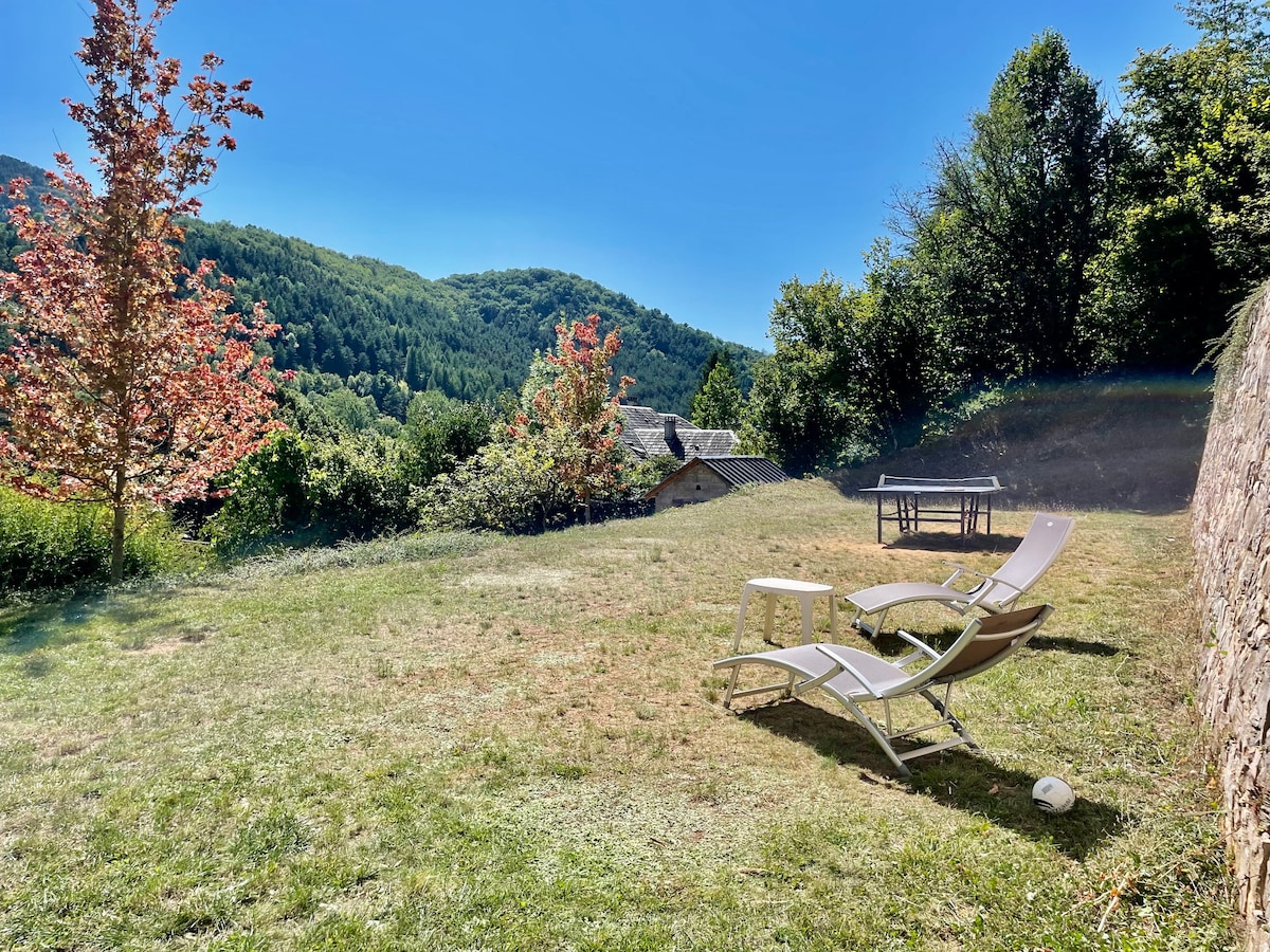 Maison de famille à la Canourgue en Lozère