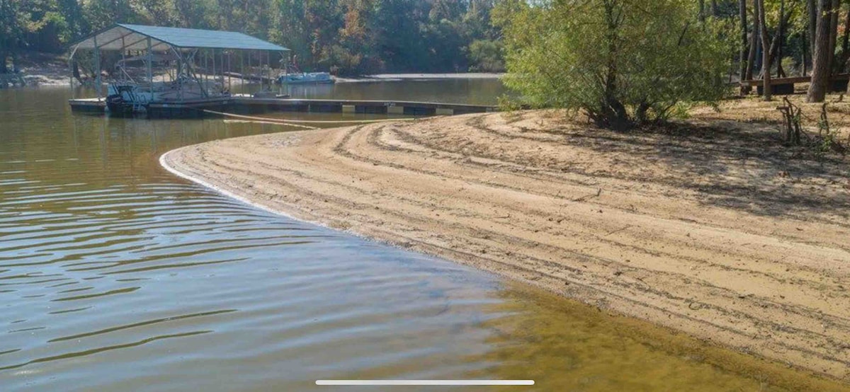 Lakefront with boat dock