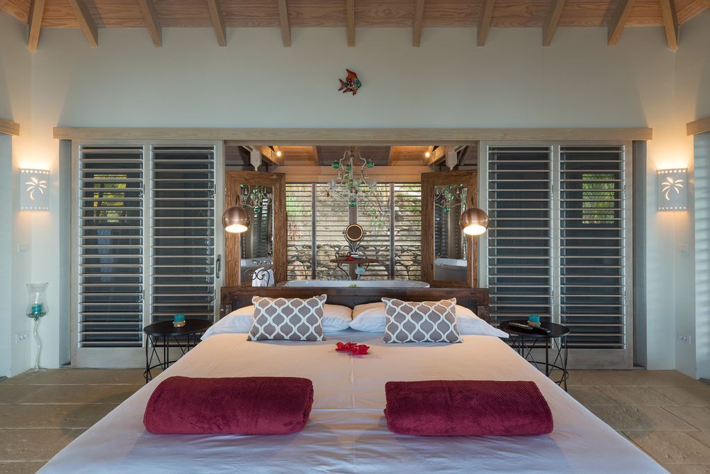 Unique Caribbean Secluded Open Air Villa 3 Bedroom