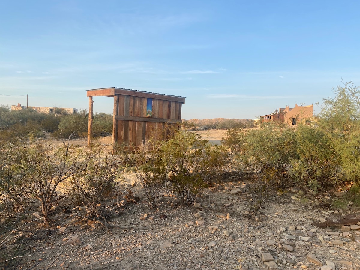 Camping shelter in the Ghost Town, #2