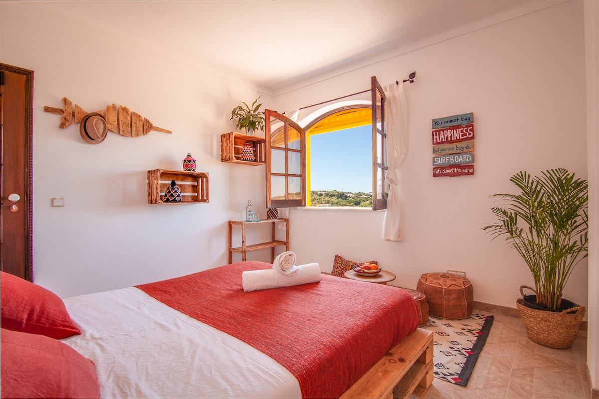 Room with nature view in our vibrant Ocean Lodge