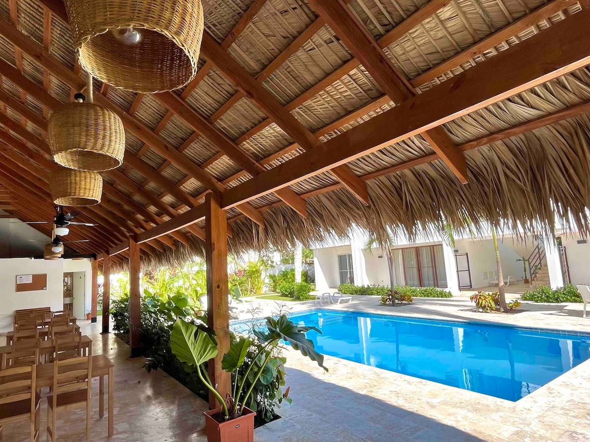 Cozy suite | Pool | 2 min walk to Encuentro beach