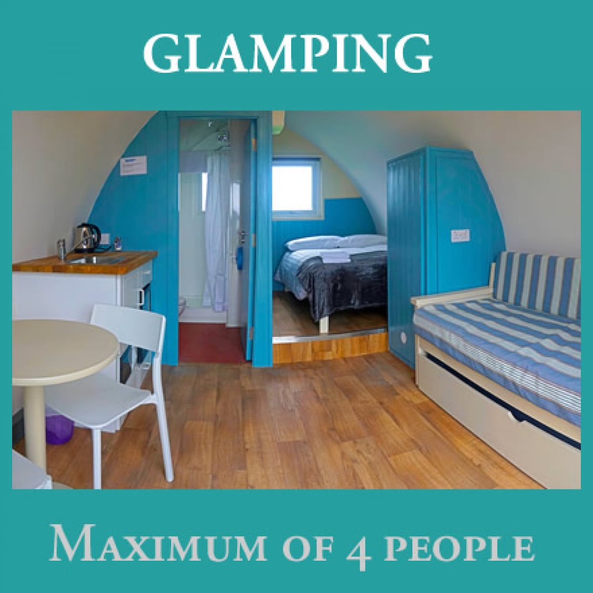 Aran Islands Camping & Glamping - Clochán自助餐厅（最多4人）
