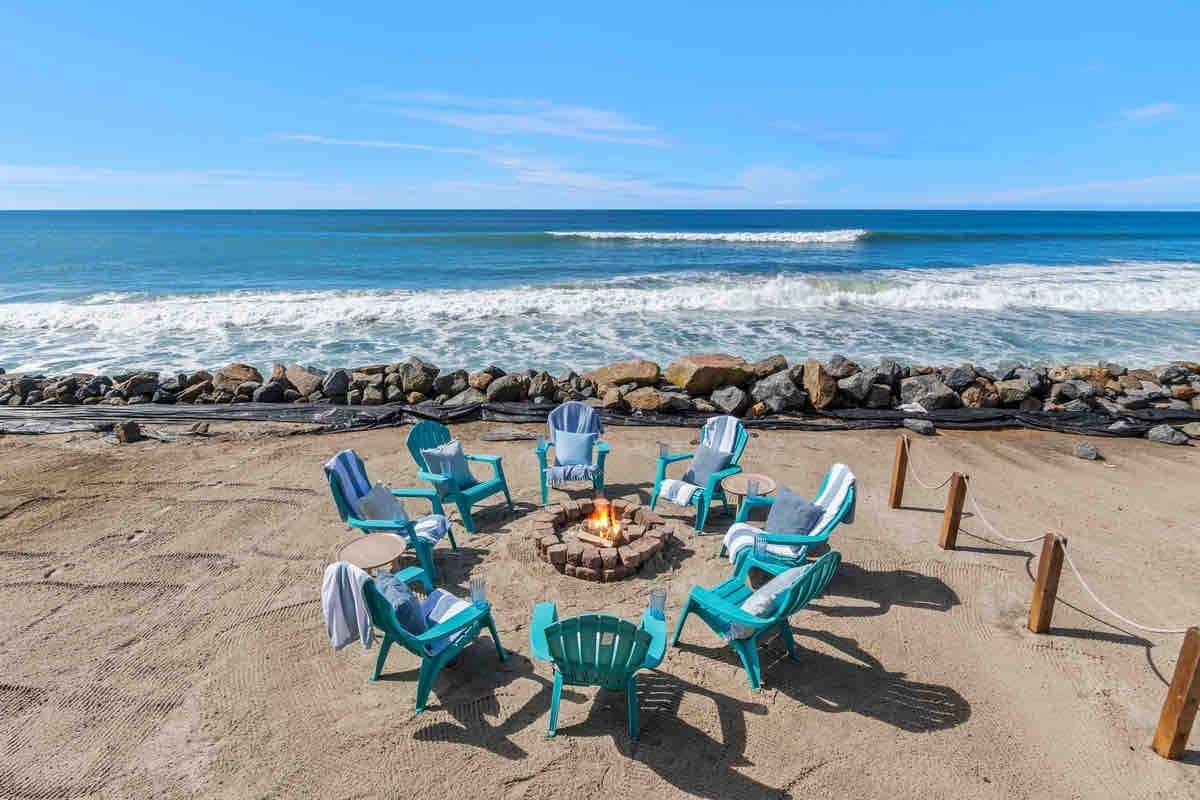 Sand Dollar by Oceanside Beach Rental, Fire Ring