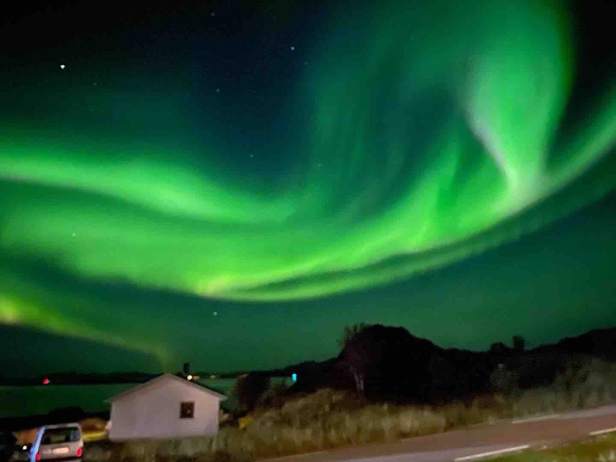 Lofoten -地理位置优越的度假屋！