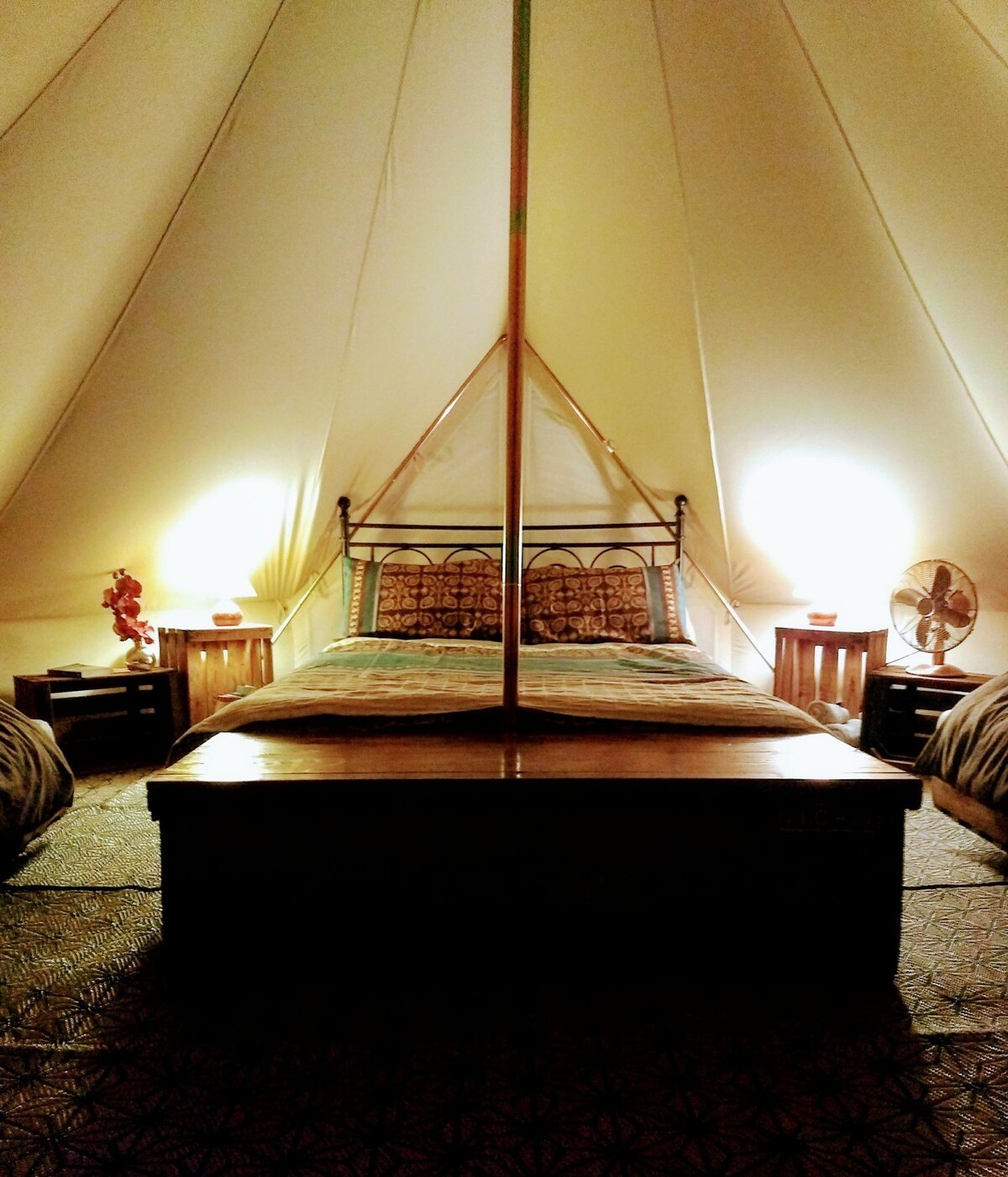 Family Bell Tent at Cactus Lodge