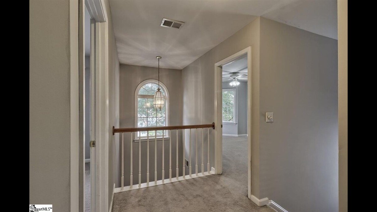 Clean and simple upstairs bedroom