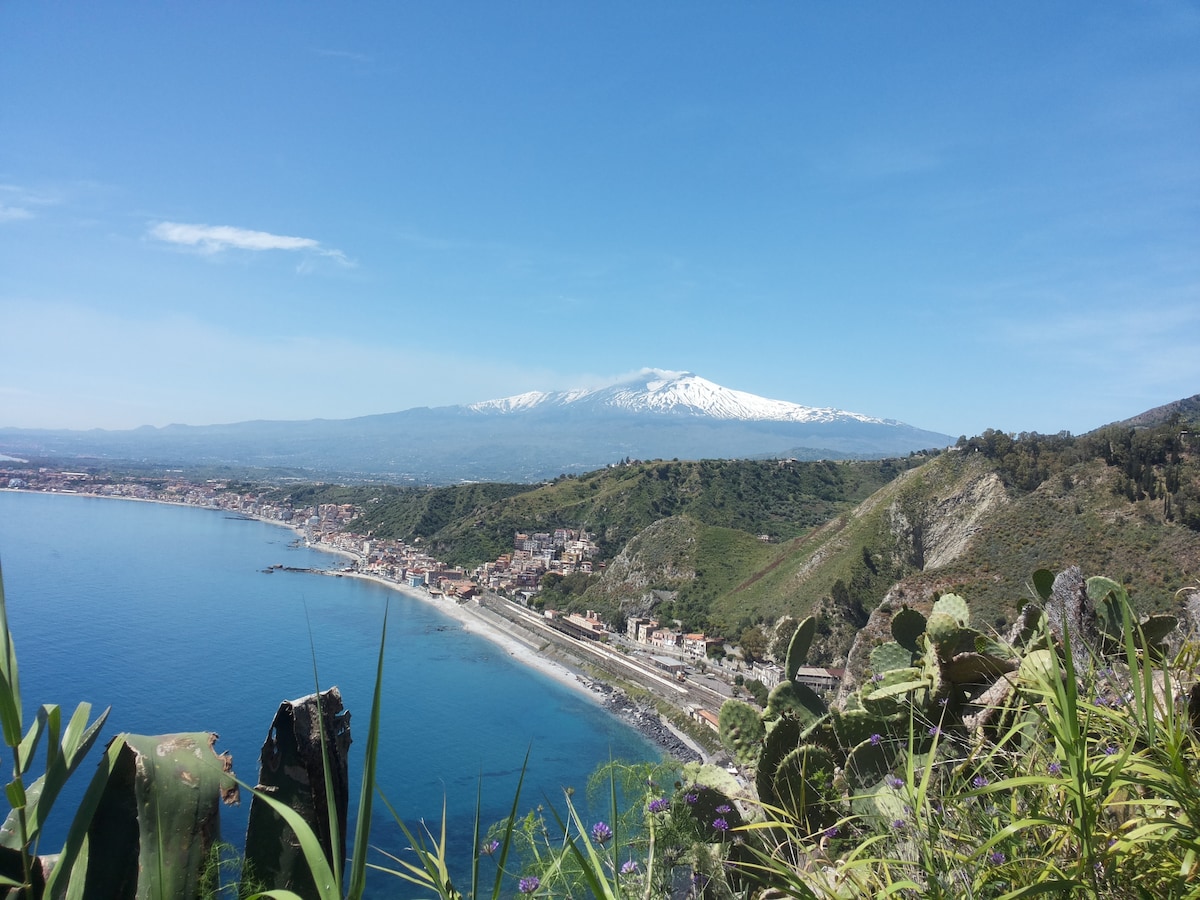 迷人的埃特纳火山之家