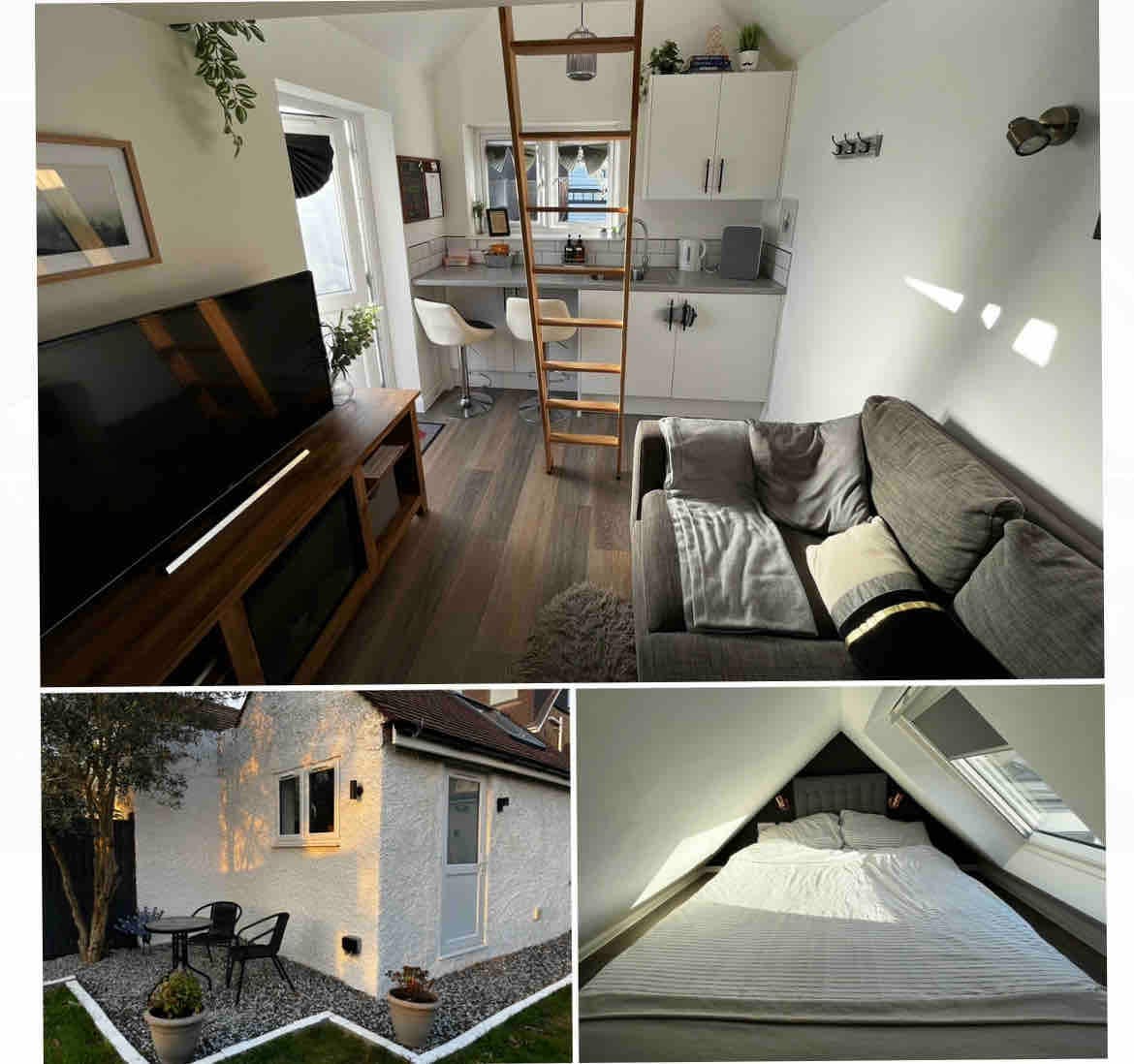 Hove's Tiny Home (with free parking & patio)