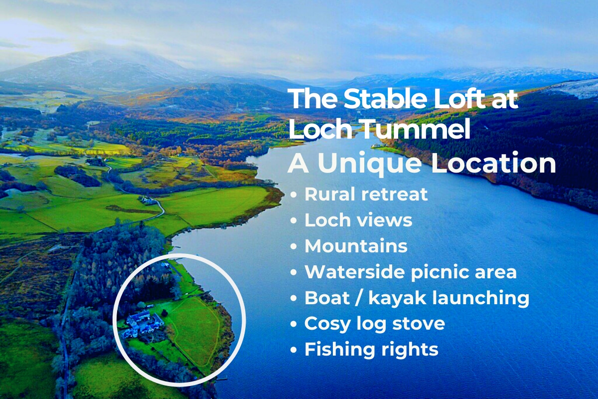 The Stable Loft on Loch Tummel