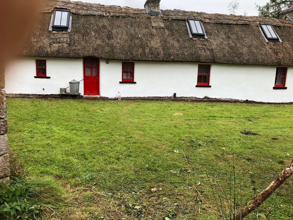 Delightful, romantic thatch cottage by river shann