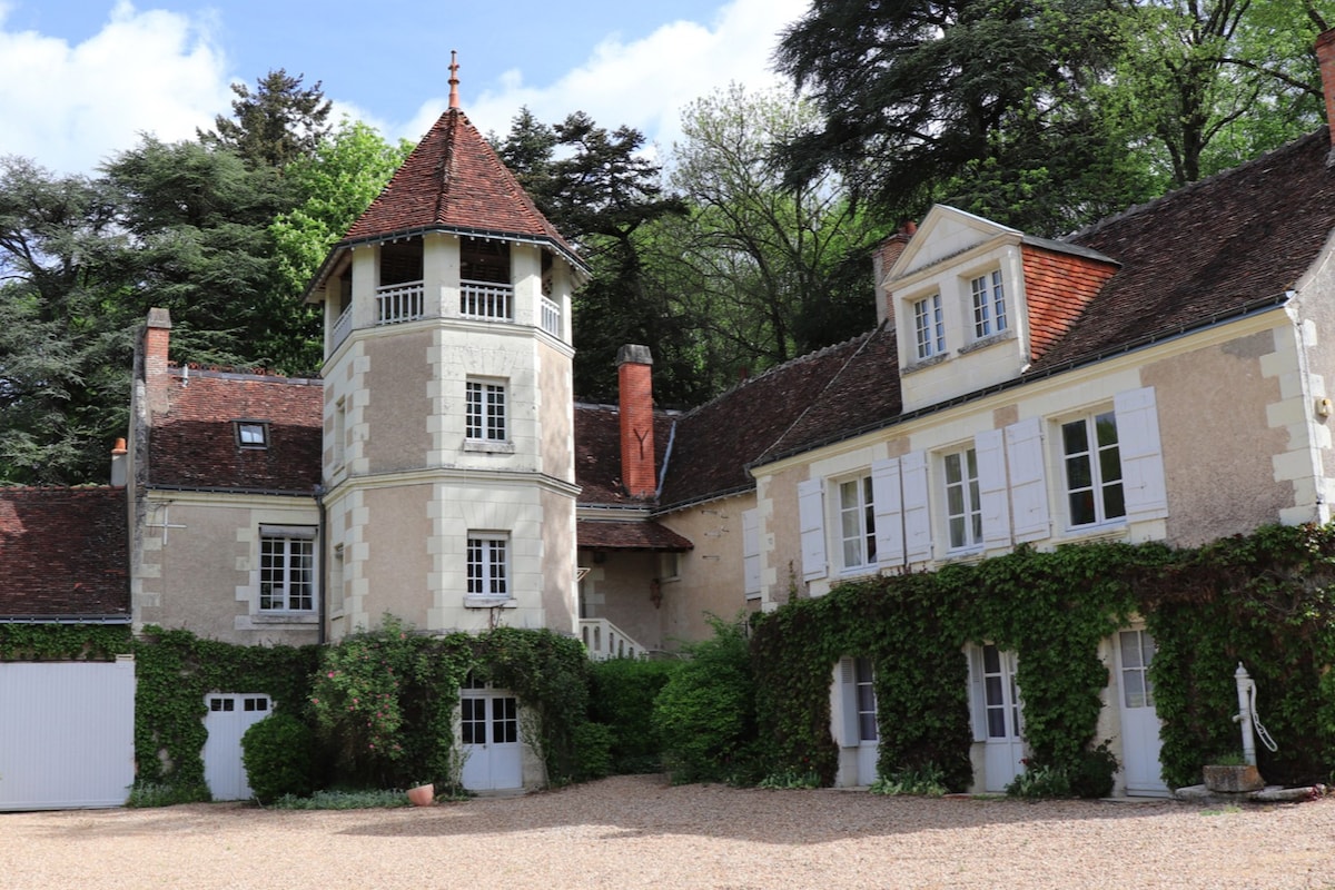 庄园别墅，位于卢瓦尔城堡（ Chateaux de la Loire ）中心，可住4/6人