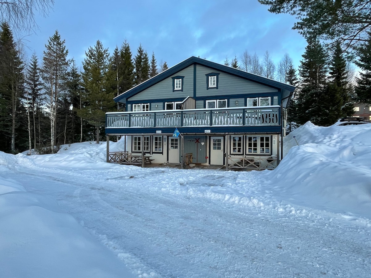 Kläppen滑雪场中的乡村小屋