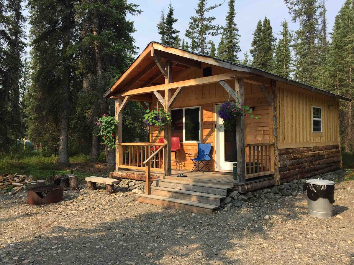 Denali NP附近的Tim 's Cabin