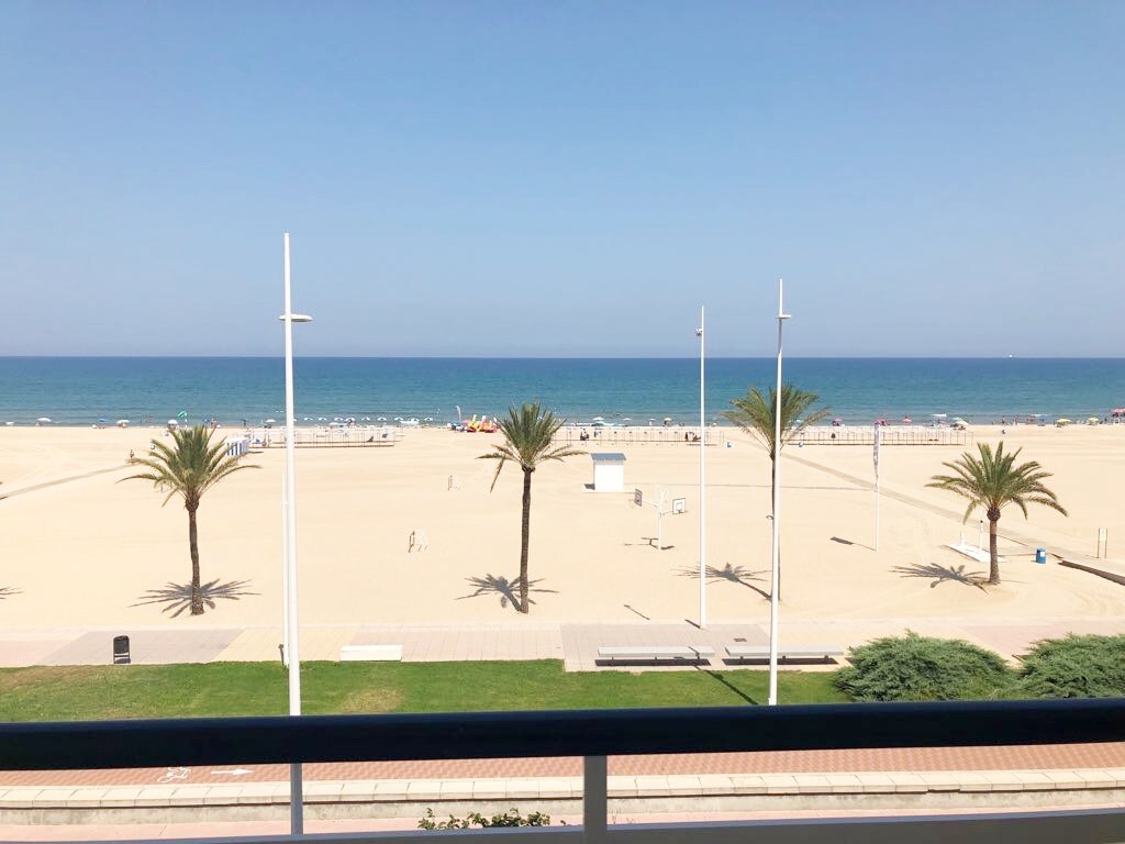 Gandia Playa  terrasse vue sur la mer