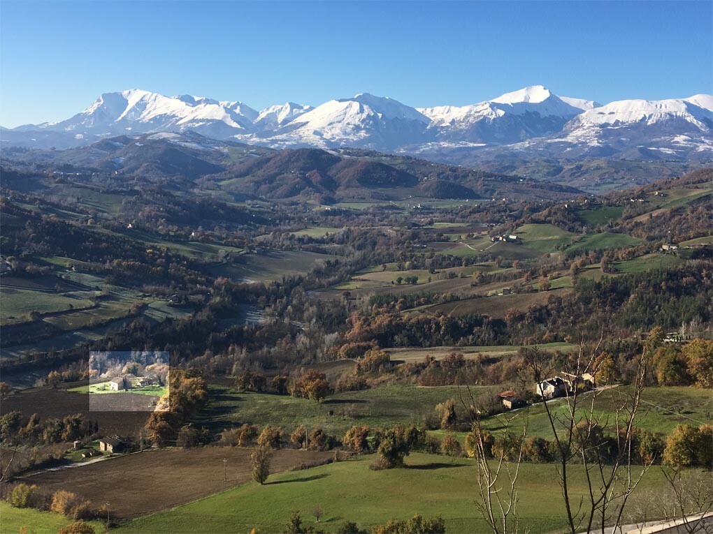 Vakantiehuis Monti Sibillini; ruimte en rust