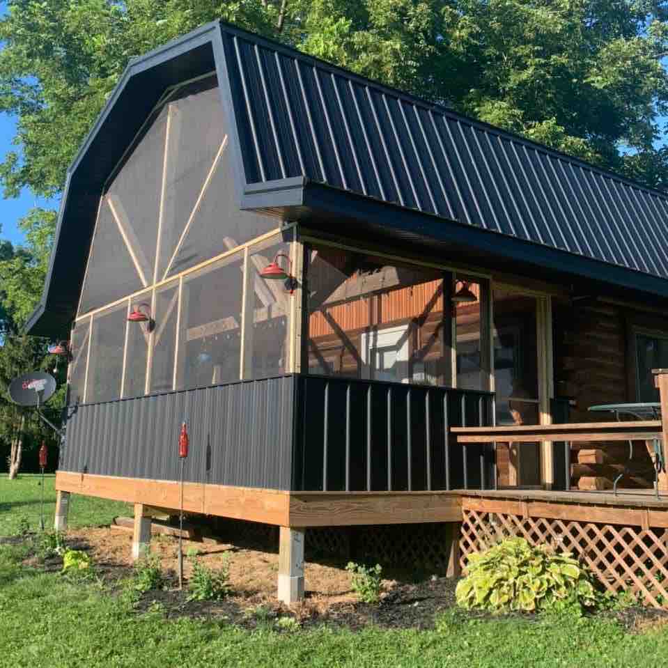 River 's Edge Cabin-Riverfront Acres/DISHER/WIFI