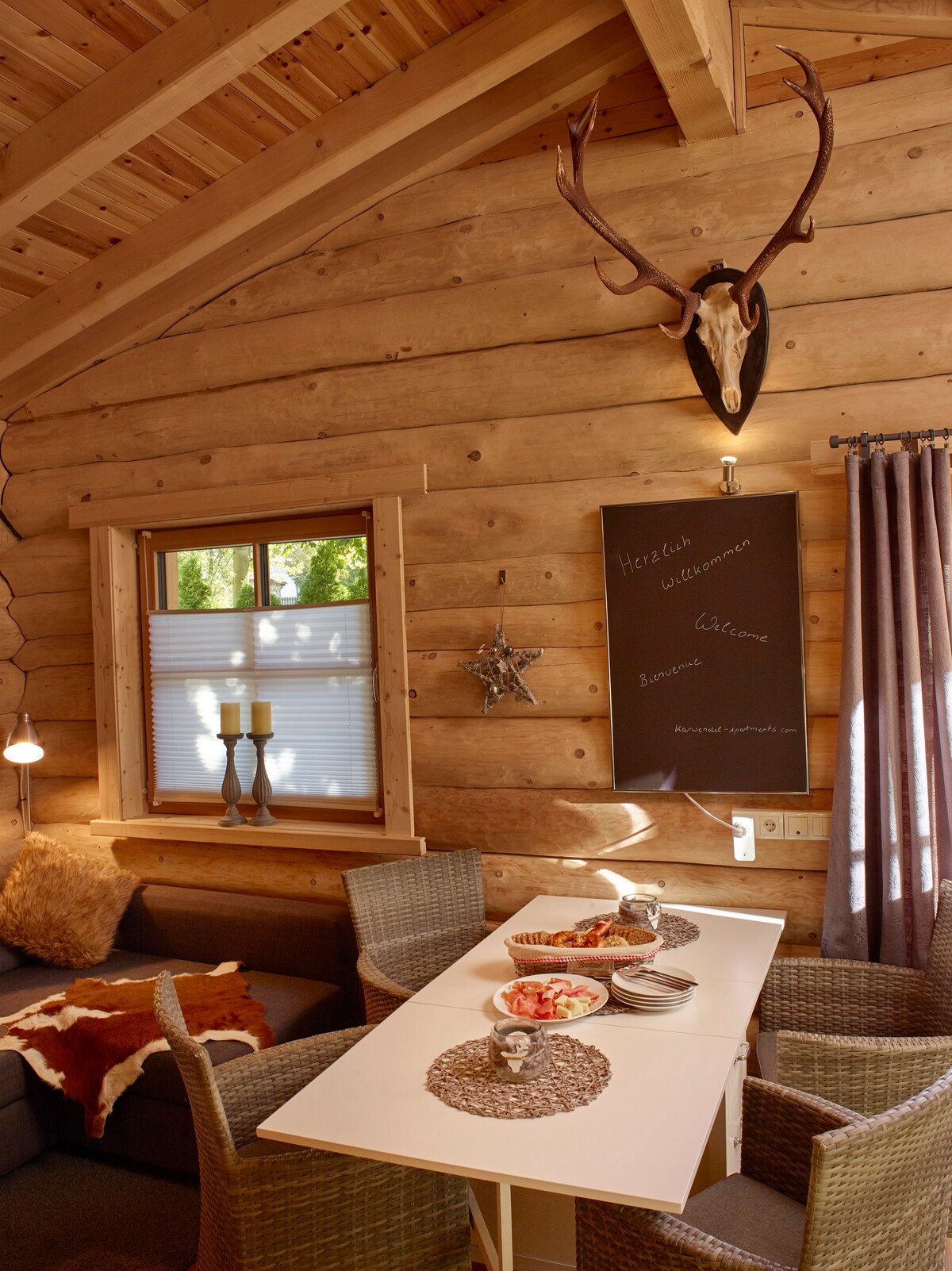 Cozy Karwendel Log Cabin