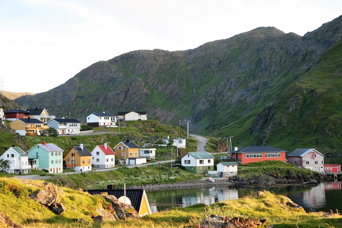 Kamøyvær北角（ Kamøyvær-North Cape ）的小海景房。