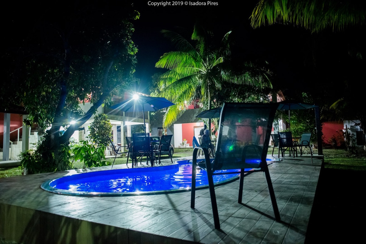 Casa piscina verde Ilha Itaparica 5/4 Condomínio