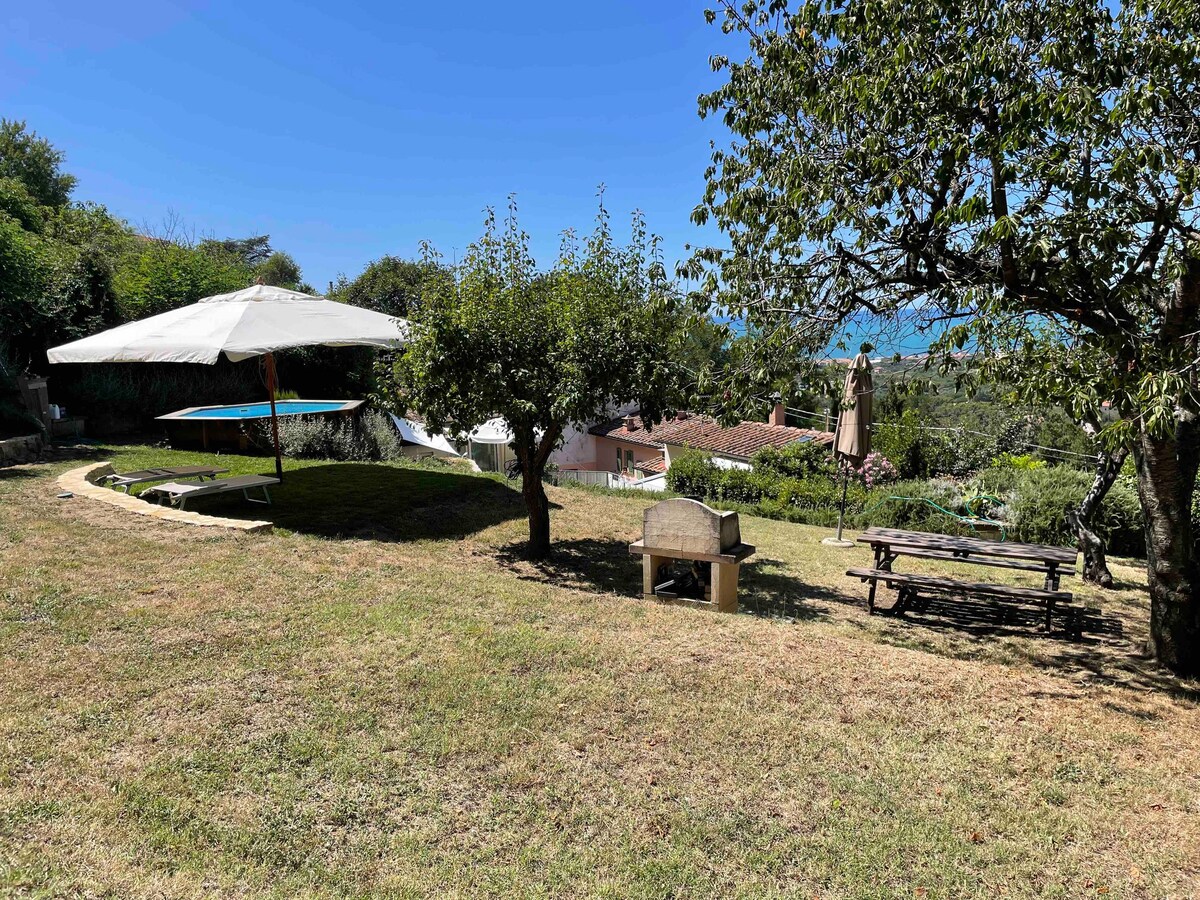 toscana /mare giardino piscina fuori terra