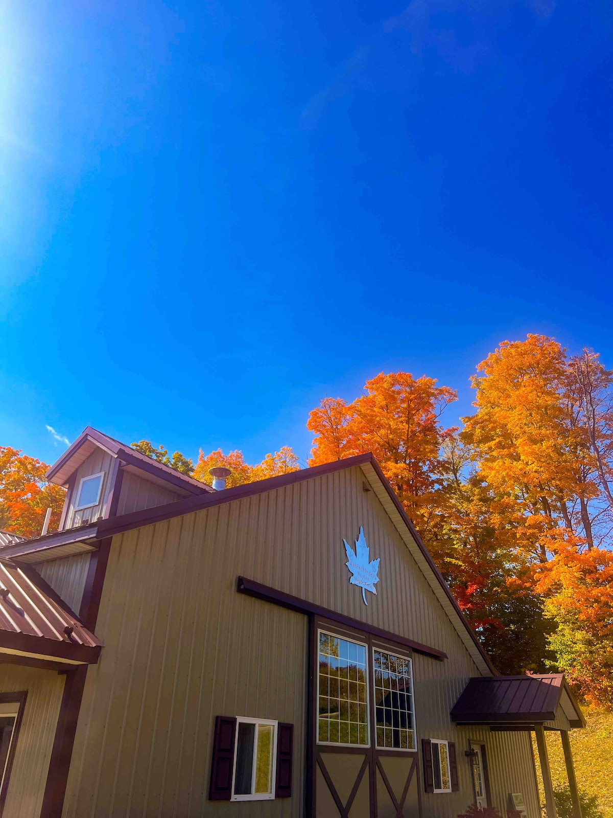 Scenic Lodge Home: Near Wrens Roost.