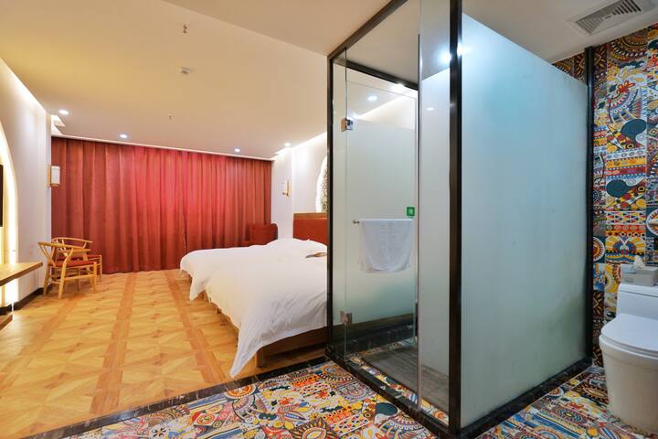 广州妃子笑艺术酒店 精品双床 巴厘岛风格 新塘港口大道333号 近13号