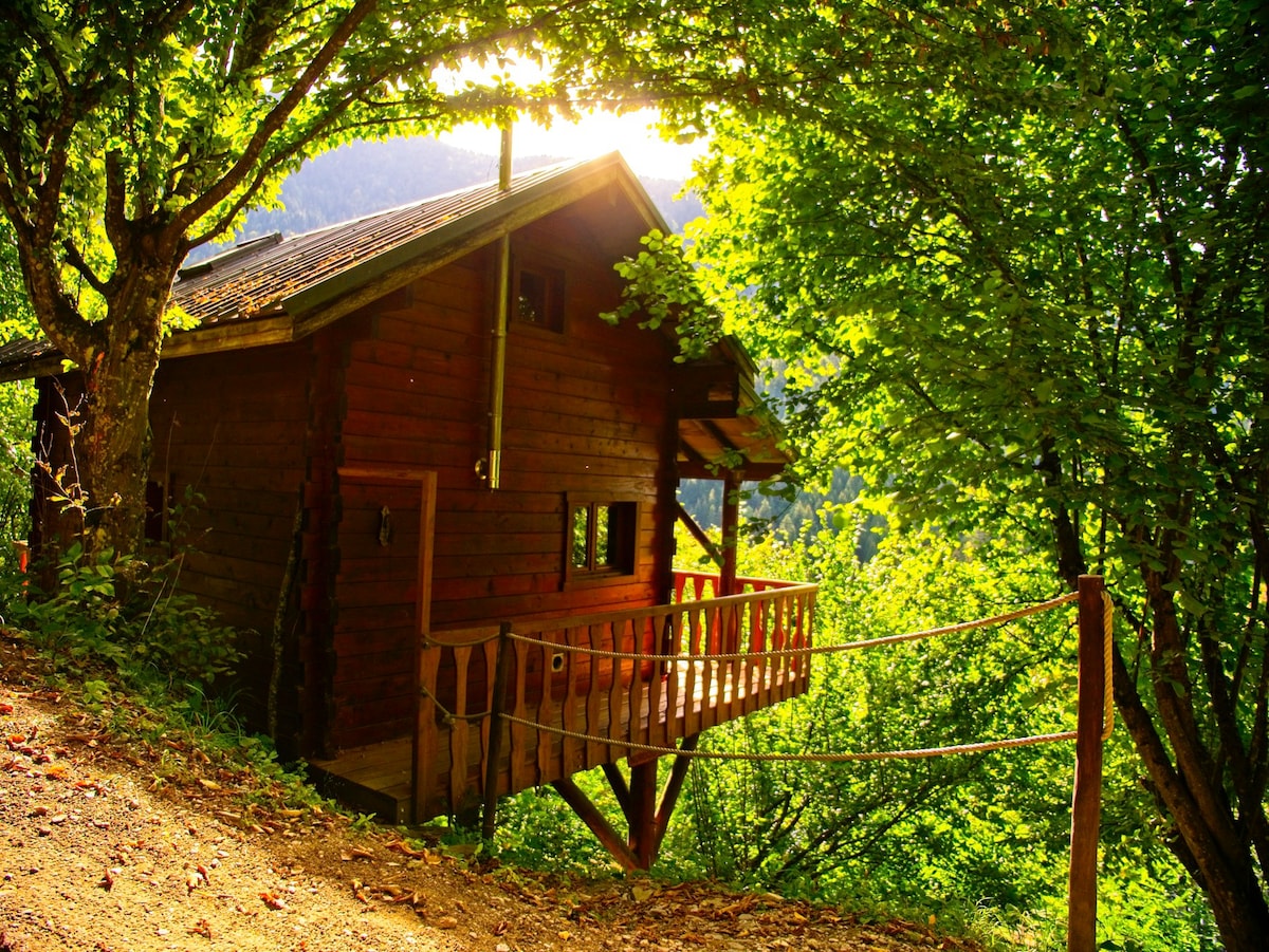 位于贝尔松山（ Belledonne Massif ）的中心地带，是度假木屋（ Chalet Norbu ）