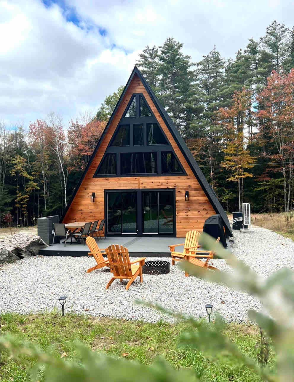 Cozy A Frame Cabin