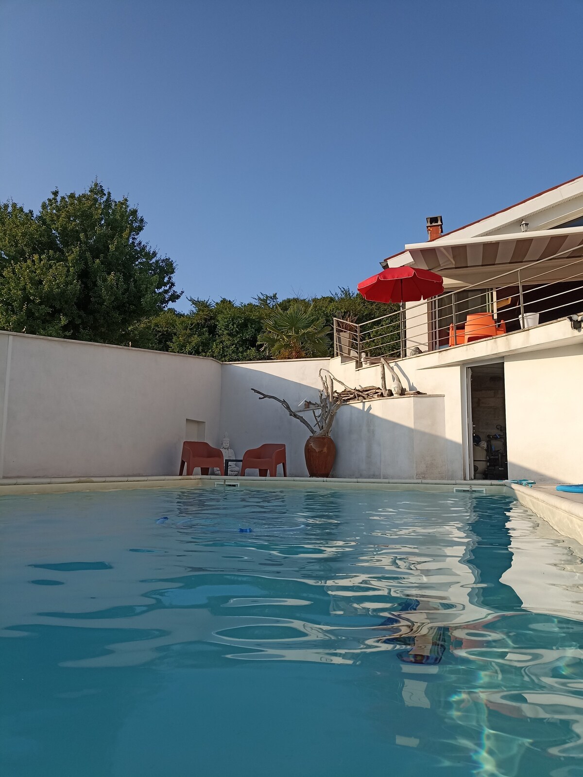 gîte chez Lisa. maison avec piscine vue estuaire