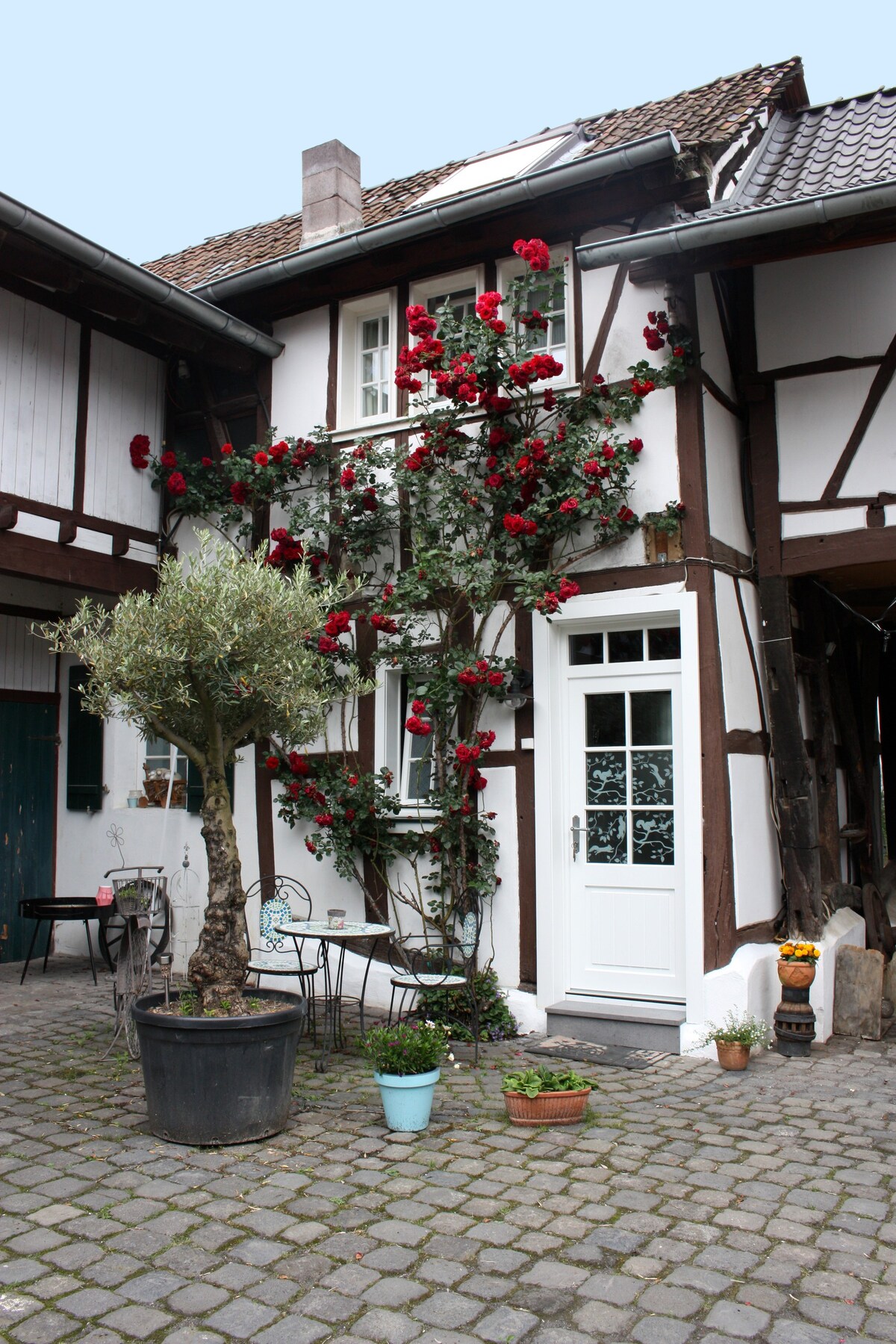 靠近Bonn Alfter的小型半木屋公寓