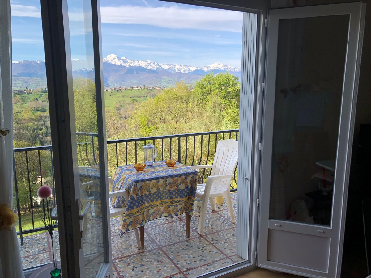 T2 n°12 vue magnifique sur les Pyrénées