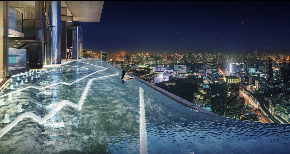 City Central 42层绝佳景观泳池central world一步之遥绝对市中心 高端公寓