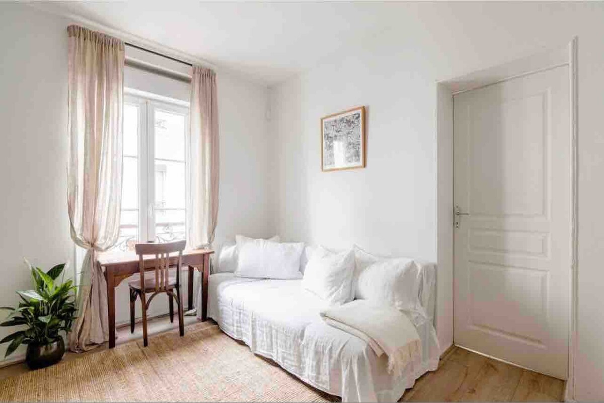 现代干净公寓的秘密巴黎体验！