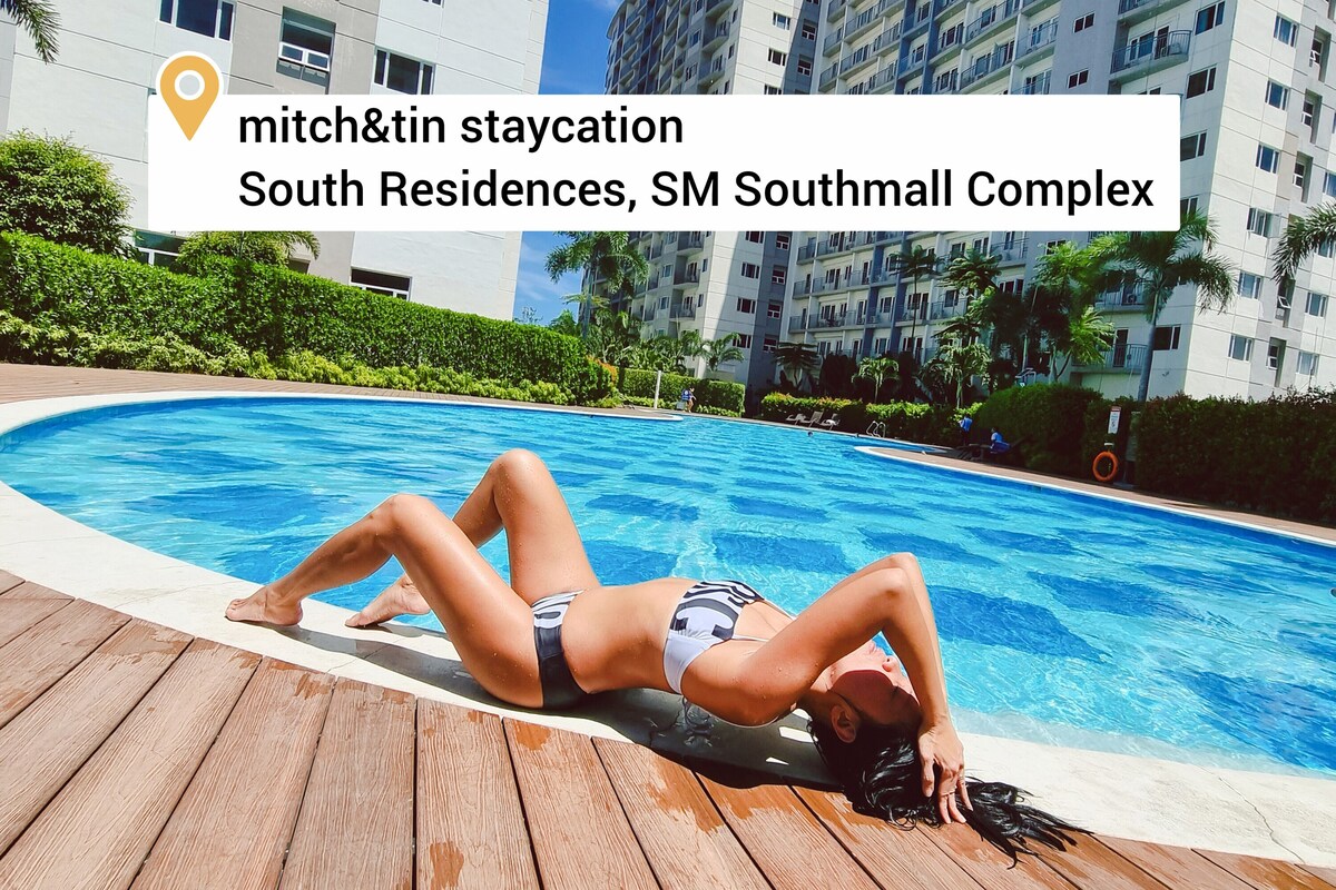 1卧室South Residences SM Southmall ✅️ Netflix ，无线网络