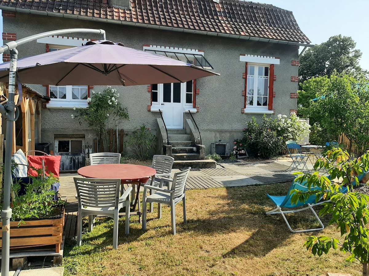 Maison de ville avec jardin