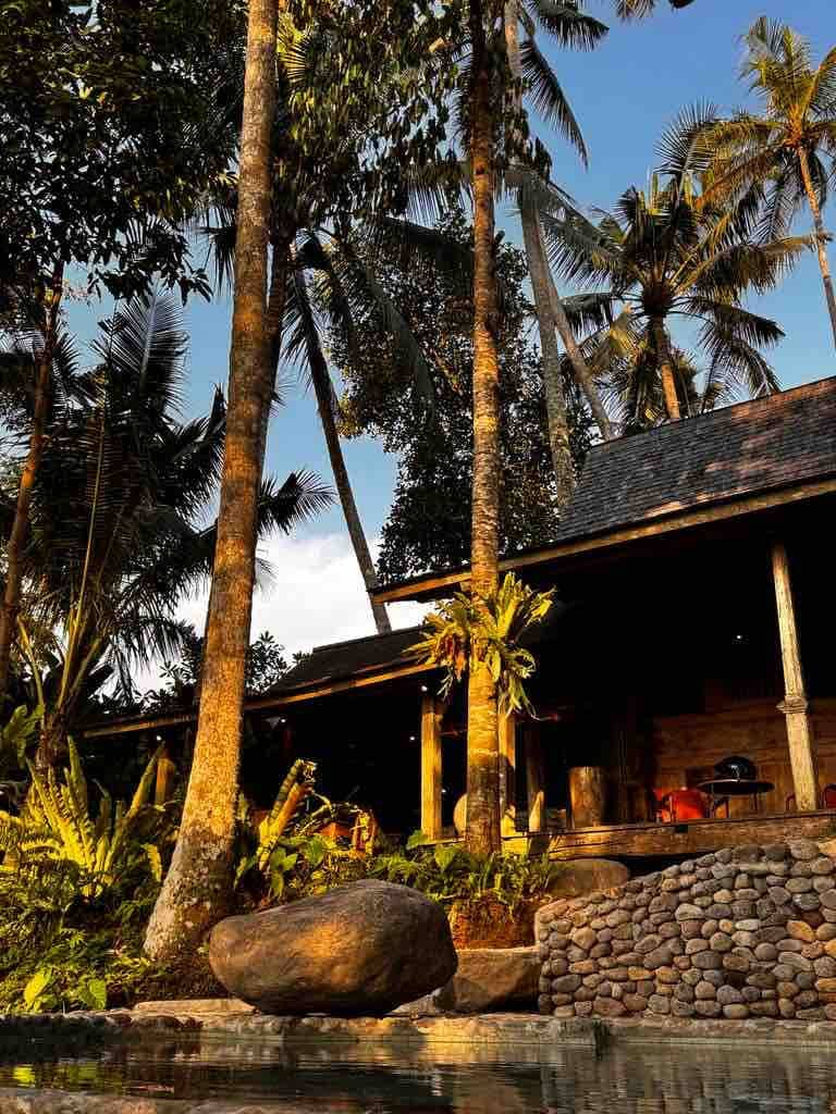 Your cabin by the river overlooking jungle valley