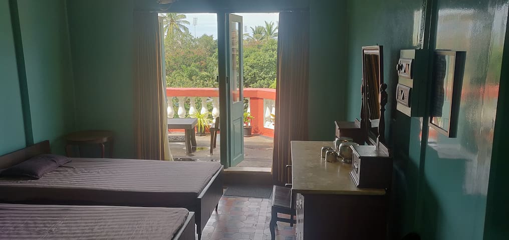 ladies room- three beds in a dorm(charges per bed)