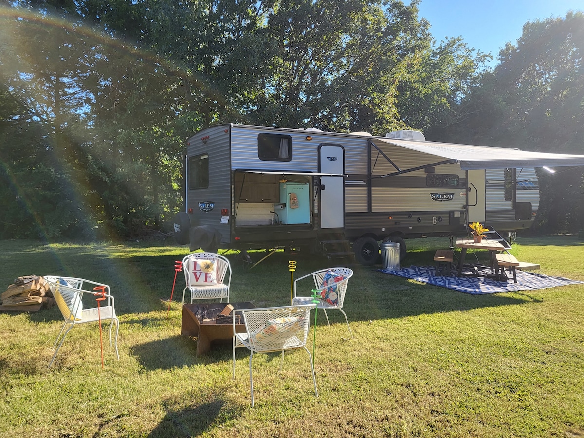 Bunkhouse Camper Out in AR